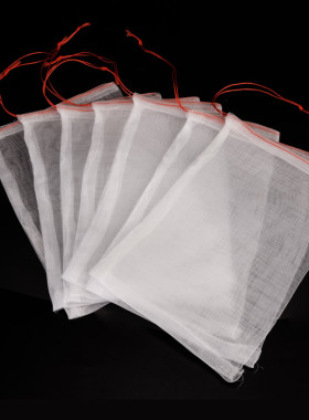 水族过滤网袋网兜40/100目 尼龙耐用大小号细眼鱼池鱼缸滤材网袋