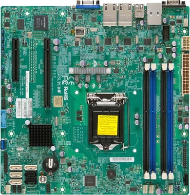超微服务器主板 SUPERMICRO X10SLM+-LN4F4千兆网+远程 LGA1150