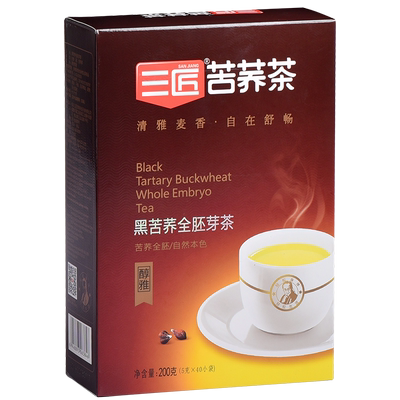 三匠大凉山黑苦荞茶全胚芽养生茶