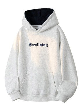 NORELIGION吕小虎物空宋松夜色文艺男阿茶与阿古秋冬连帽加绒卫衣