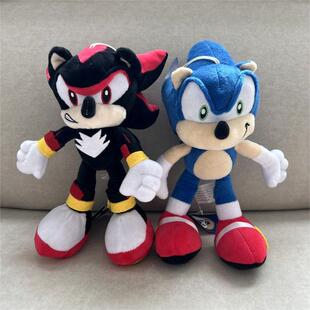 索尼克super sonic毛绒公仔 超级刺猬索尼克玩偶 11寸超音鼠娃娃