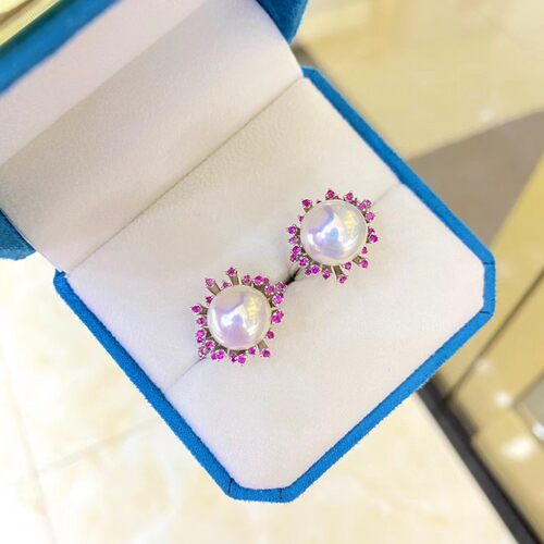 s925纯银，爱迪生珍珠成品,珍珠直径10～11MM】正圆近无暇