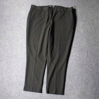 1683-垂顺抗皱外贸英国原单中腰笔挺气质九分裤加肥加大超大240斤