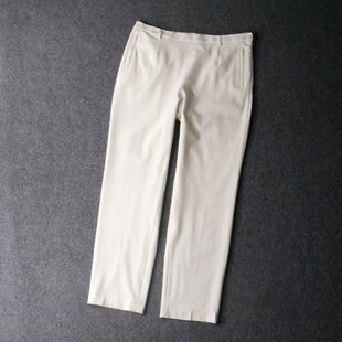 9639-有里衬外贸法国原单笔挺修身气质款大码长裤西装裤 腰98-112