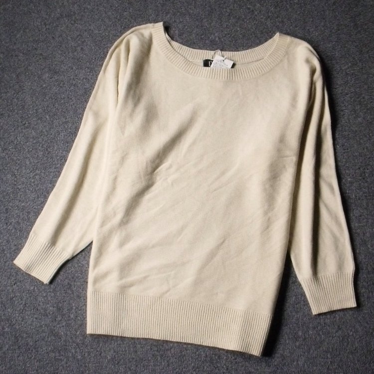 5222-柔软高弹力仿羊绒外贸日单好做工秋春蝙蝠袖毛衣针织衫