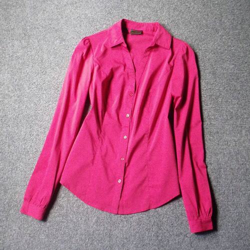 3752-显瘦 夏季棉质外贸德国原单好做工笔挺修身收腰显瘦长袖衬衫