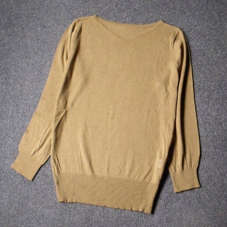 5226-天然棉麻水洗亚麻外贸日单好做工细针薄款贴身内搭针织衫