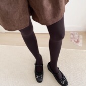 咖色美学 超模气场高级感连裤 袜黑咖啡色80d丝袜显瘦打底袜子女春