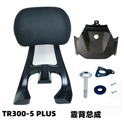 适用豪爵TR300 PLUS摩托车靠背支架后护手螺丝都市版旅行版尾盖