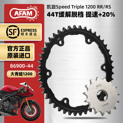 进口牙盘适用凯旋大青蛙Speed Triple1200RR RS大小链轮链条
