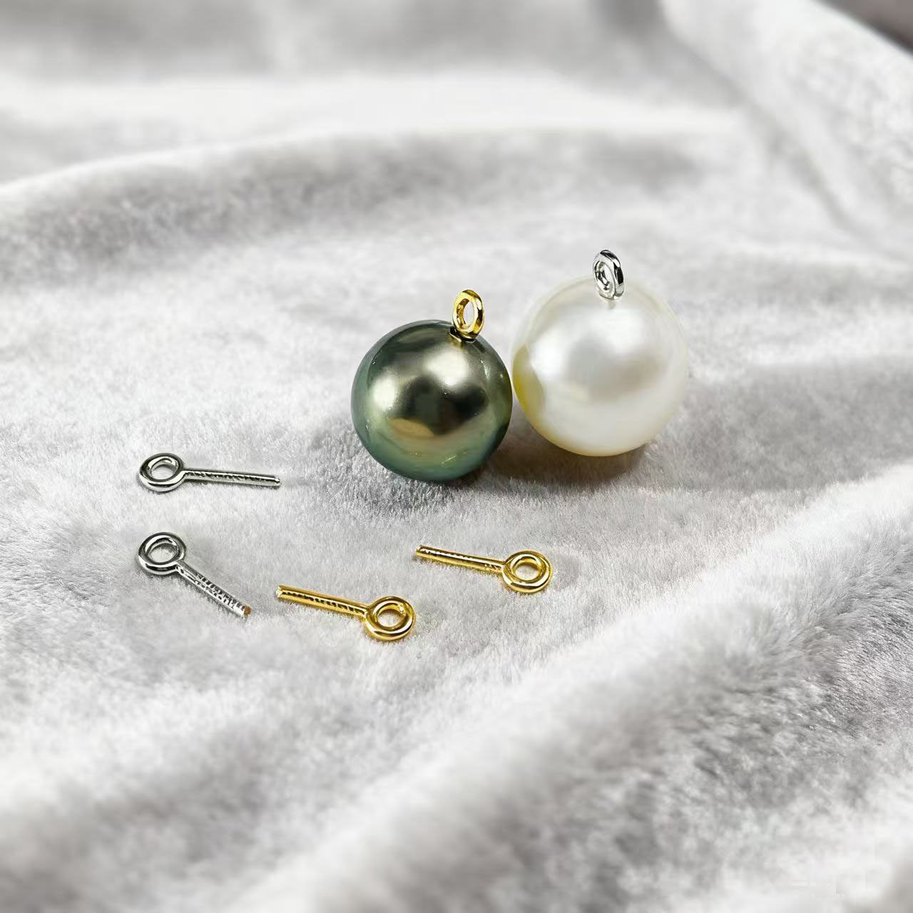 DIY珍珠配件 S925 纯银吊坠空托 金色银色项链坠女 配5-13mm圆巴,饰品/流行首饰/时尚饰品新,其他DIY饰品配件,淘宝优惠券,粉丝福利购,淘宝优惠卷