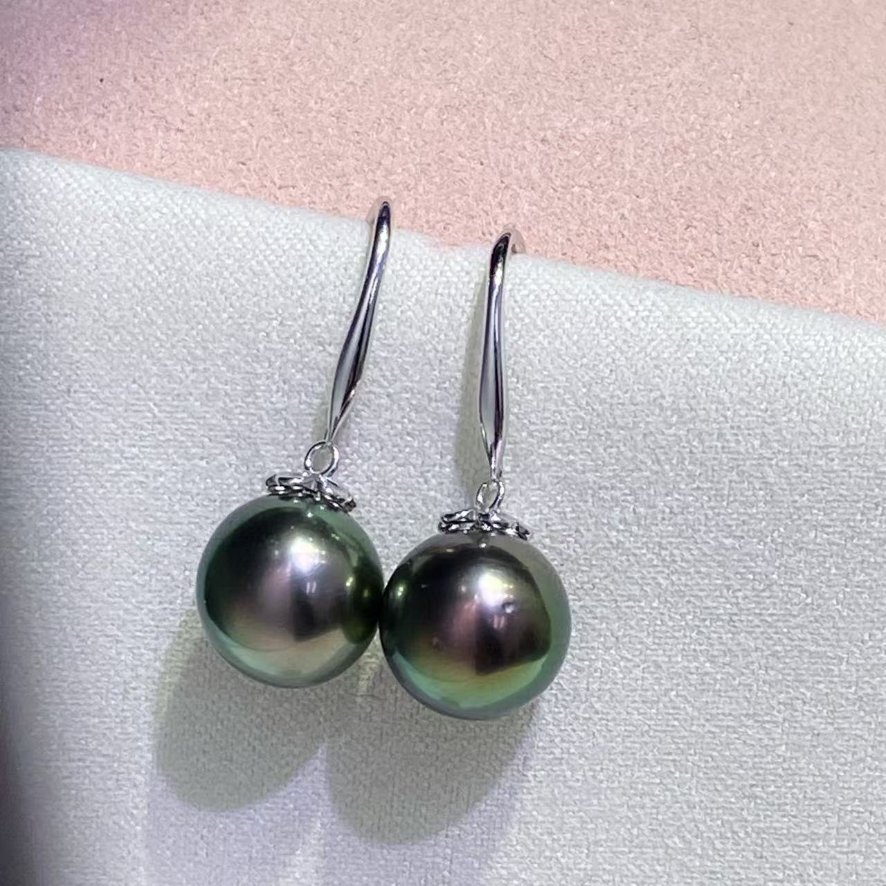 S925纯银耳钉空托DIY配件