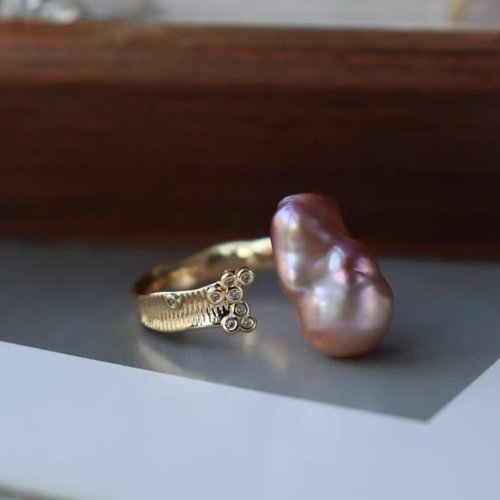 S925纯银戒指空托金色银色