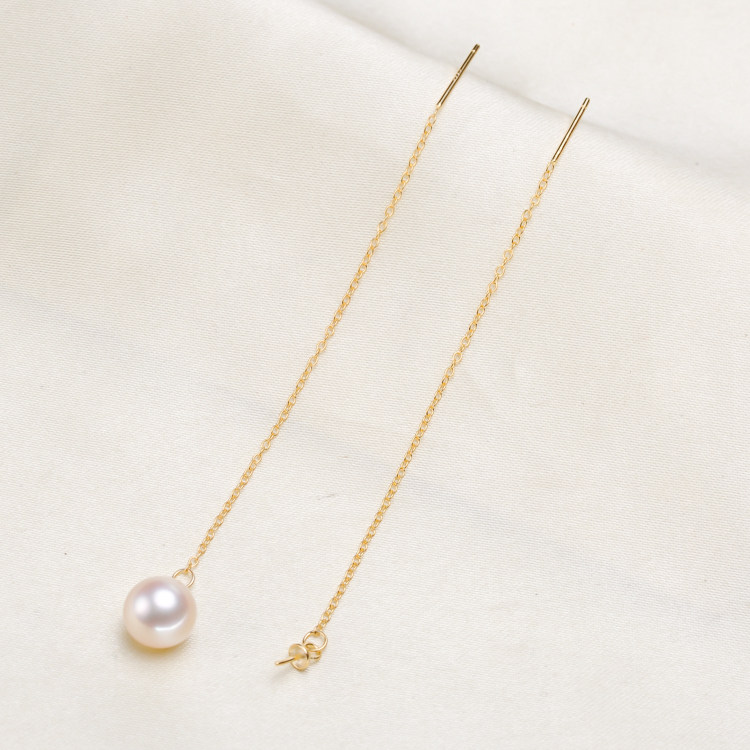 珍珠耳线 diy珍珠 配件空托S925纯银耳环搭配7-10mm正圆椭圆珍珠,饰品/流行首饰/时尚饰品新,其他DIY饰品配件,淘宝优惠券,粉丝福利购,淘宝优惠卷