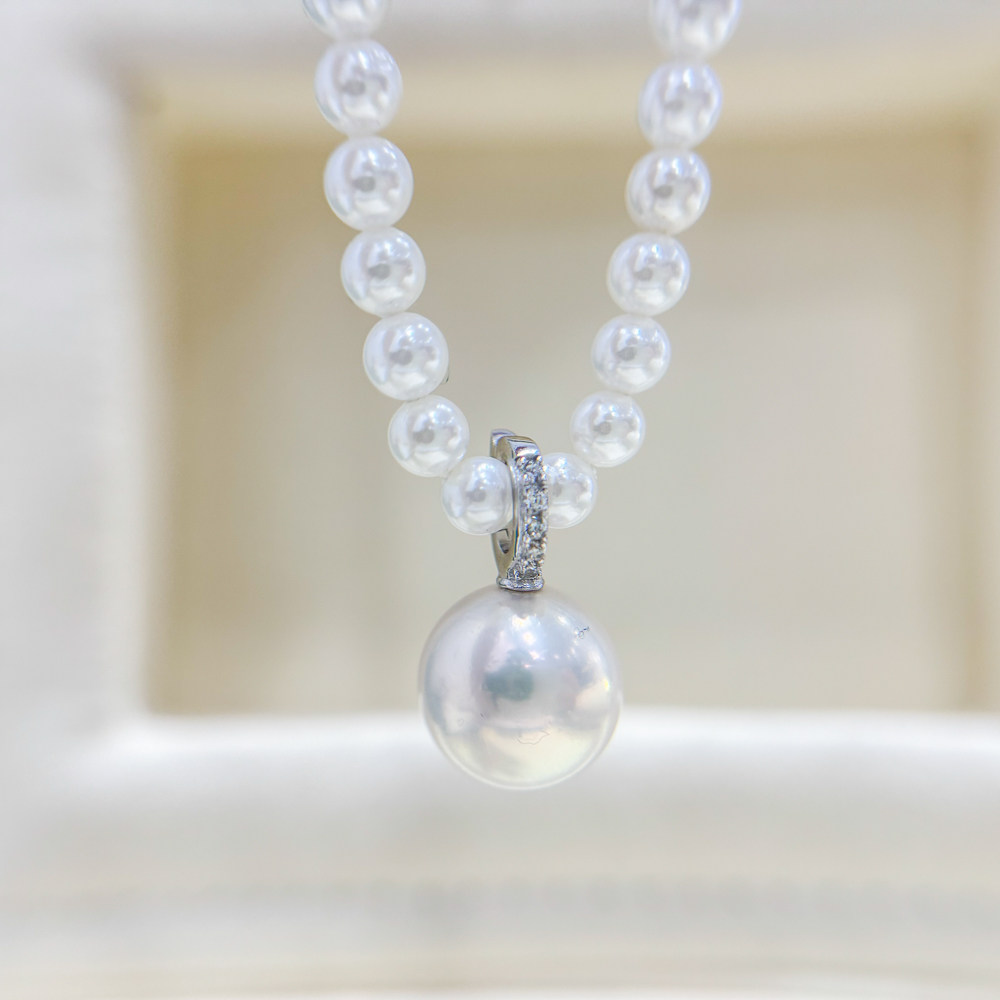 阿飞珍珠配件纯银吊坠工厂直销