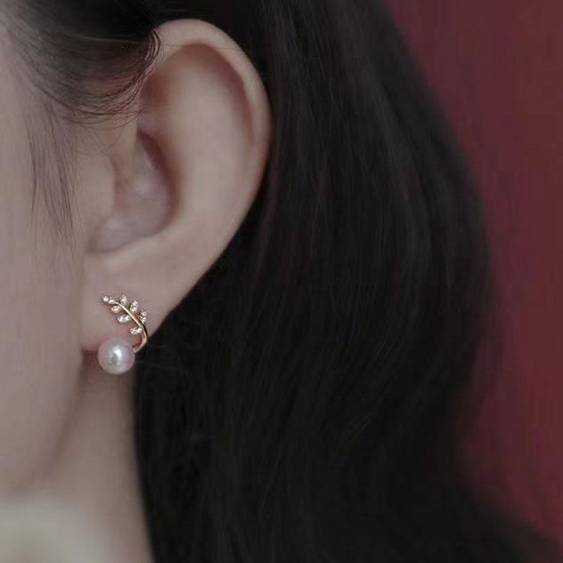 diy配件s925金款银饰7-8mm珍珠