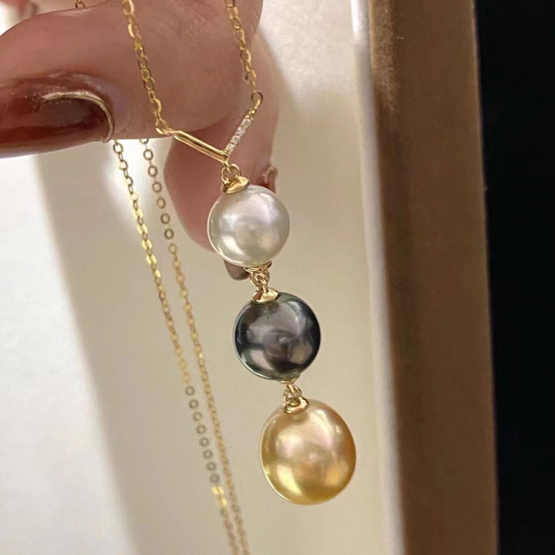 阿飞珍珠配件纯银项链工厂直销