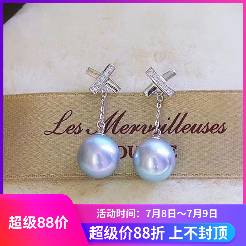 DIY耳钉配件s925空托精致圆珠