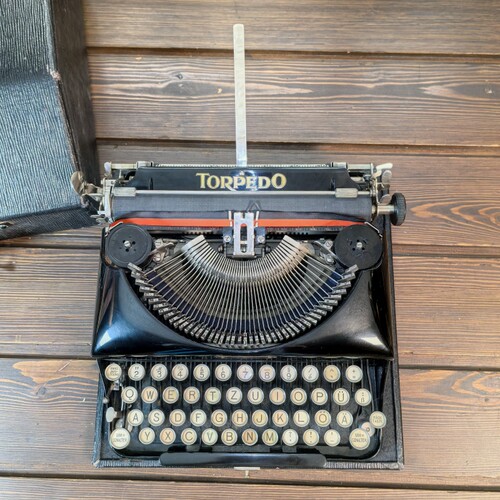 Torpedo老式打字机机械真品