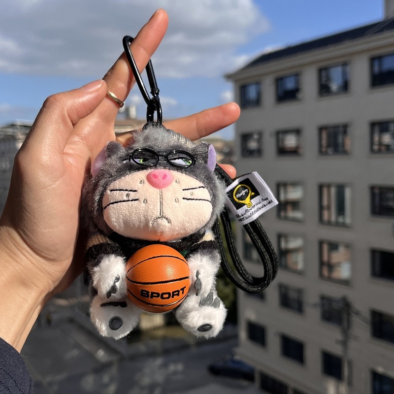 可爱路西法猫毛绒公仔玩偶包挂件汽车挂饰钥匙扣挂件篮球运动礼品,服饰配件/皮带/帽子/围巾,包挂件,淘宝优惠券,粉丝福利购,淘宝优惠卷