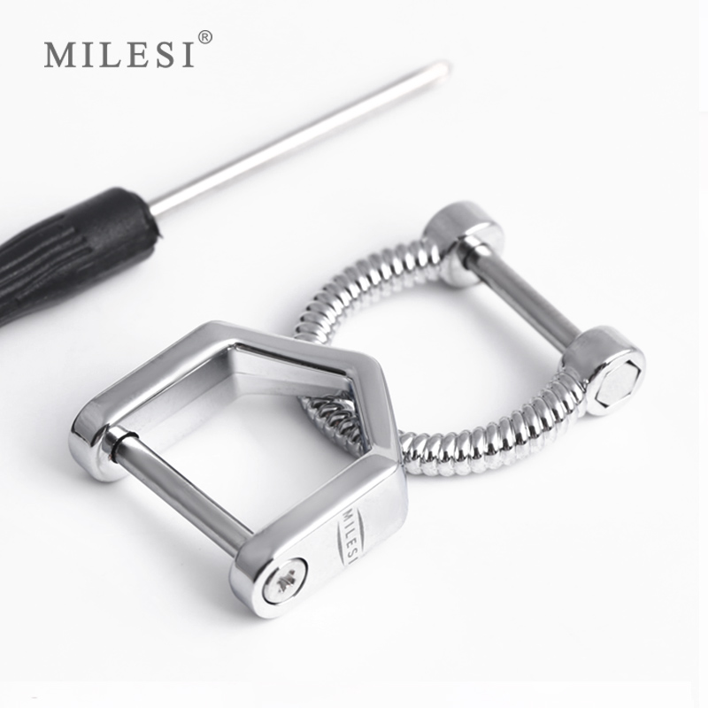 米勒斯马蹄扣适用于奔驰奥迪宝马大众汽车钥匙壳配件真皮钥匙扣链