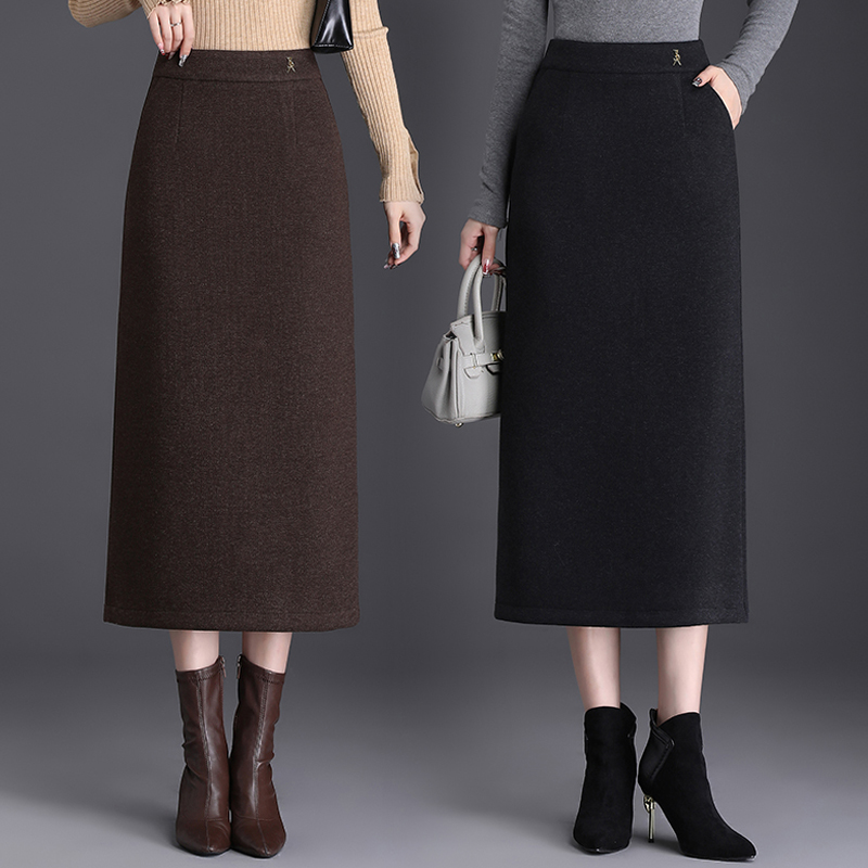 中长款包臀裙通勤韩版半身裙