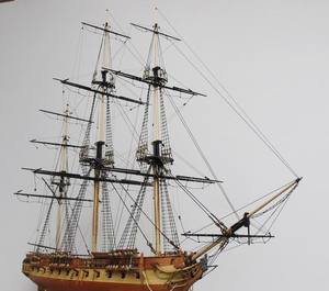 1:75拼装 HMS urprie 惊奇号帆船套件 世铖模型出品
