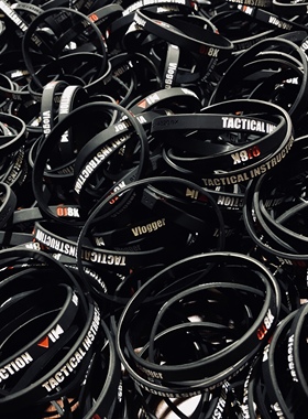 RED OJ8K凹版战术指导Vlogger国潮硅胶运动日常手环镜头环