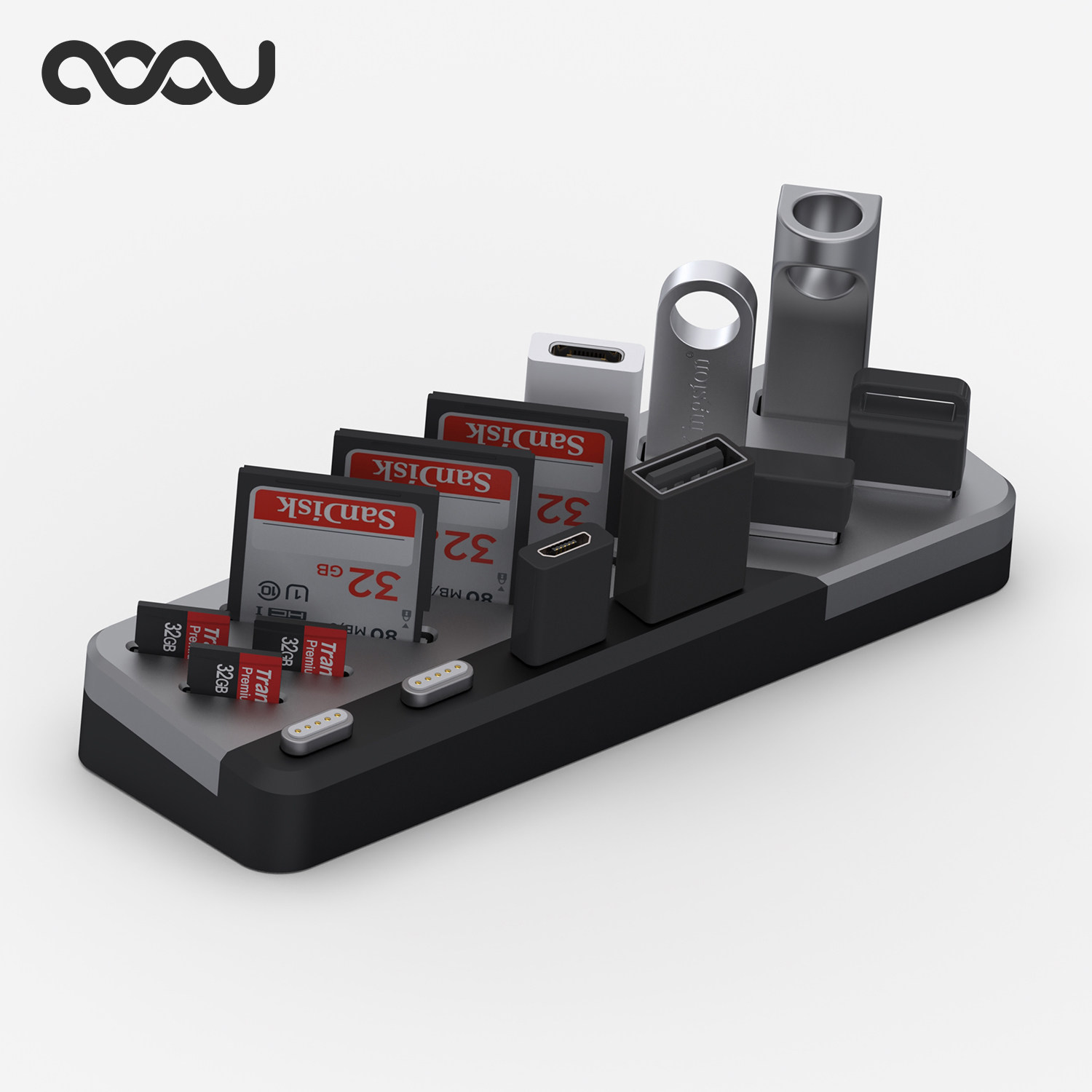 COOJUSB收纳摆件内存卡铝合金