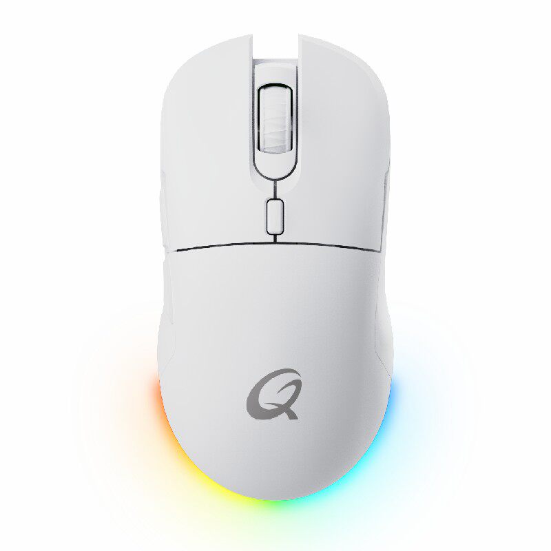 [ZD] QPAD EX-7 무선 유선 무선 2.4G 듀얼 모드 게이밍 마우스 RGB 로우백