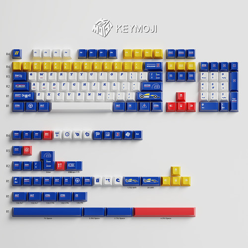 KEYMOJI威廉姆斯骆驼涂装键帽