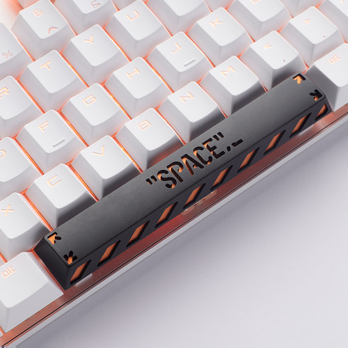 【ZD】客制化机械键盘 HolyOOPS SPACE 6.25U 空格 个性金属键帽