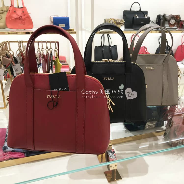 CATHYÃÀ¹ú´ú¹º FURLA/ܽÀпîÊÖÌá°üŮб¿æµ¥¼ç°üС±´¿Ç°ü°Ù´î