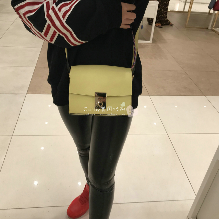 CathyÃÀ¹úÕýÆ·´ú¹º FURLA/ܽÀר¹ñ¿îµ»ÆÉ«Ð¡·½°üŮб¿æµ¥¼ç°ü