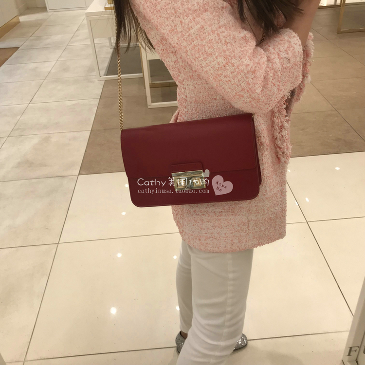 CATHYÃÀ¹ú´ú¹º FURLA/ܽÀпÐÎС·½°üÅ®Á´Ìõб¿çµ¥¼ç°ü°Ù´î