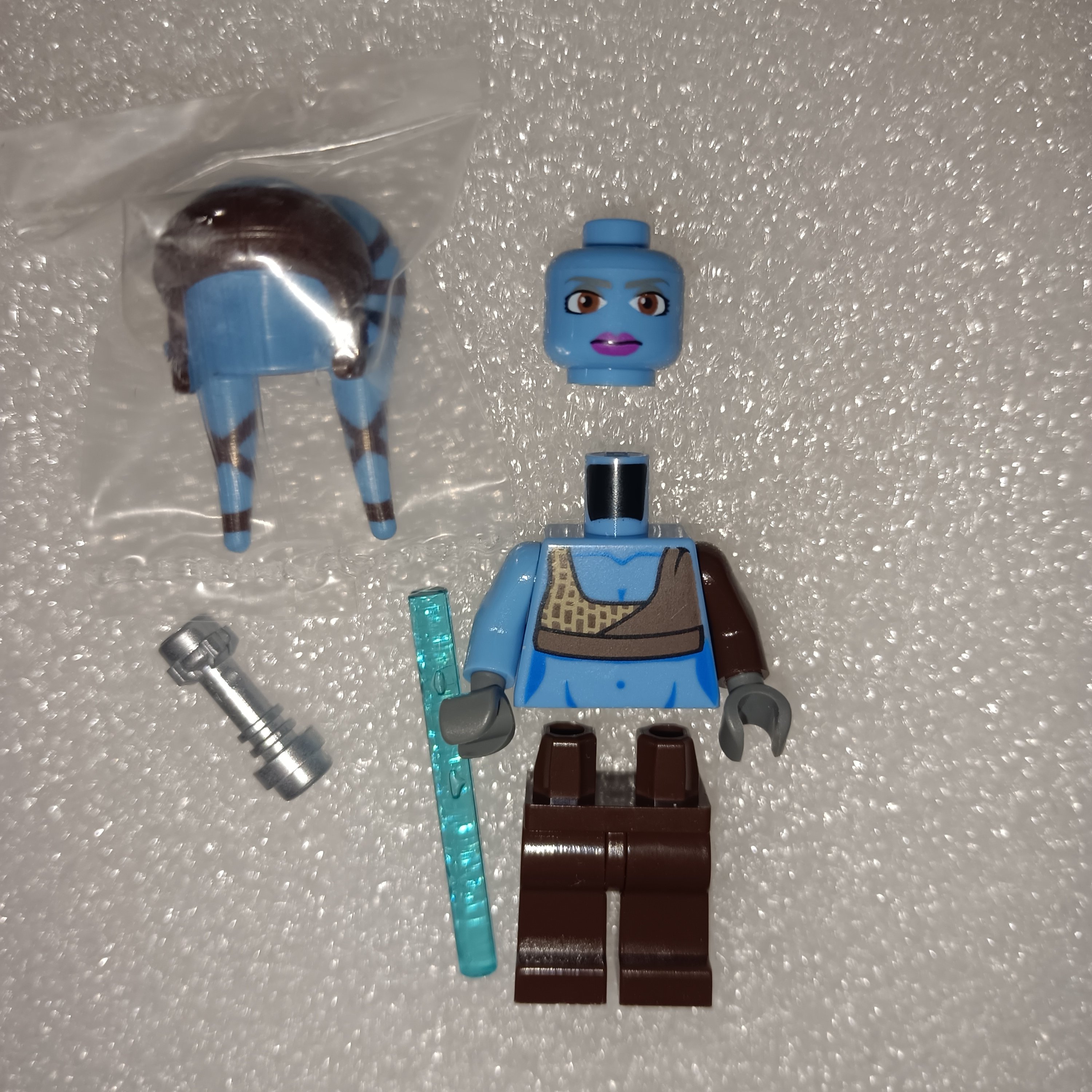 LEGO乐高sw0284星战绝境武士人仔10版蓝妹塑料拼装积木儿童玩具新