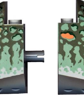 LEGO  40374pb04 乐高零件老款恐龙配件二手九新塑料拼装积木玩具