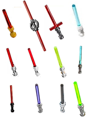 LEGO乐高 30374零件光剑星战人仔用塑料拼装积木玩具儿童益智全新