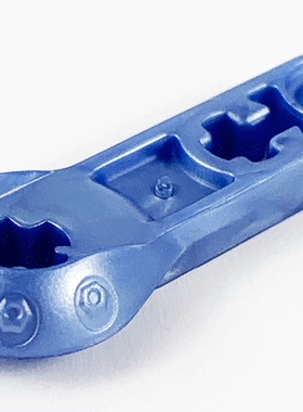 LEGO 乐高41679科技零件L3带十字轴连接薄塑料拼装积木玩具多色益