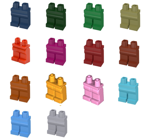 乐高纯色多种玩具益智塑料拼插