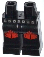 LEGO乐高970c00pb0271城堡红龙骑士腿部塑料拼装积木玩具全新正品