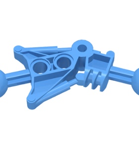 LEGO乐高 32482零件生化战士中蓝色二手塑料拼装积木正品现货儿童