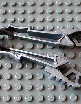 LEGO47334乐高零件配件生化人仔武器飞盘发射器二手塑料拼装积木