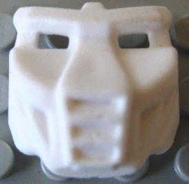 LEGO乐高42042生化零件Krana面具白色塑料拼装积木玩具儿童益智新