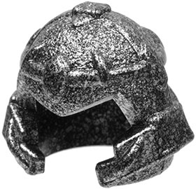 LEGO 乐高60751零件城堡兽人战士头盔多种颜色塑料拼装积木玩具新