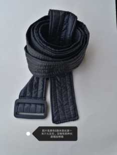 定做羽绒服棉衣腰带简约百搭装饰布条韩版系带皮带配件加棉腰带