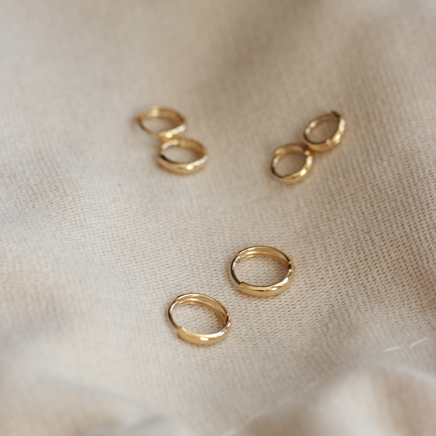 现货无折 兔兔14K金简约小光圈耳环 胖墩墩基础款耳圈三尺寸8.5mm,珠宝/钻石/翡翠,耳饰,淘宝优惠券,粉丝福利购,淘宝优惠卷