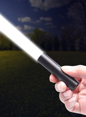 MFREE手电筒迷你强光金属usb充电带拉绳锂电池led