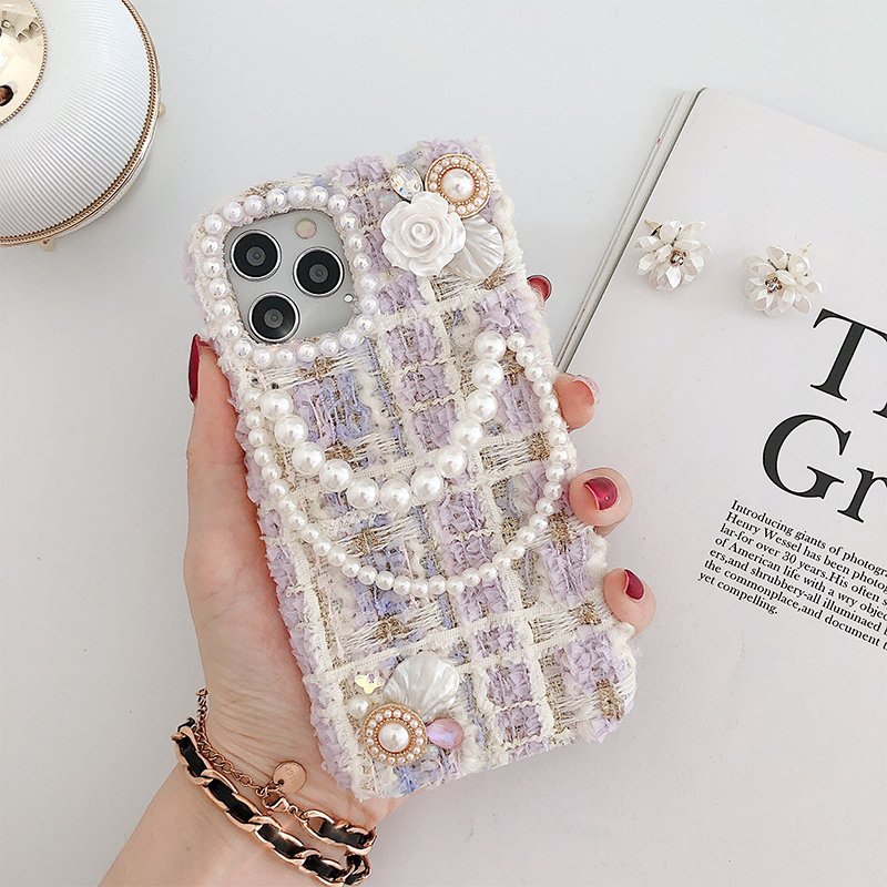 秋冬毛绒苹果16手机壳小香风17壳