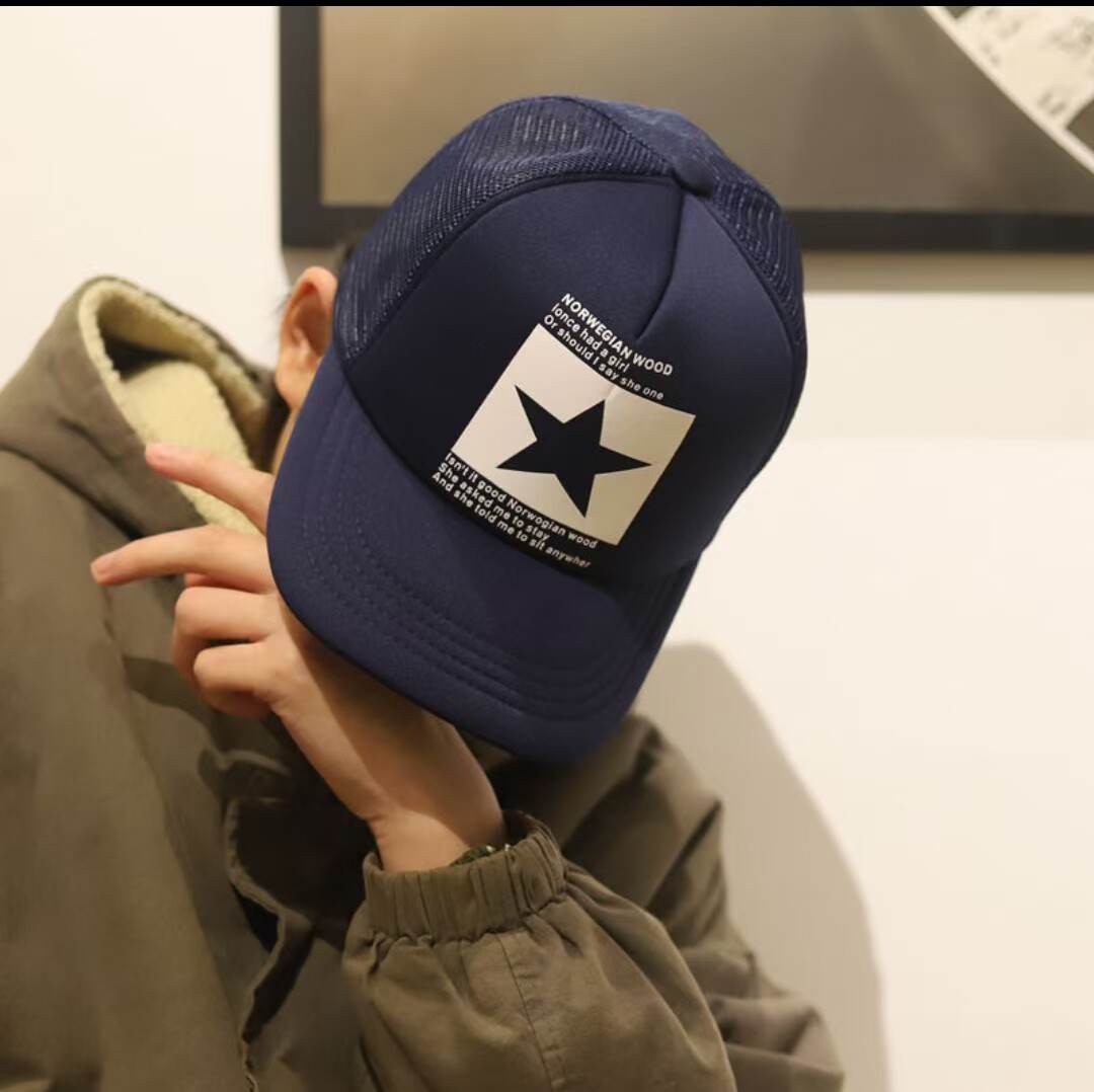 爸爸回来了吴尊同款帽子 高顶货车帽网帽 嘻哈情侣帽棒球帽潮男女